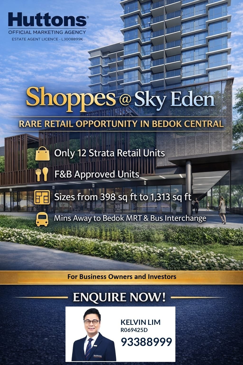 Shoppes at Sky Eden Retail F&B units